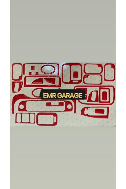 emrgarage HONDA IES UYUMLU KIRMIZI RENK TORPİDO KAPLAMA SETİ HAZIR KESİM 3M BANT