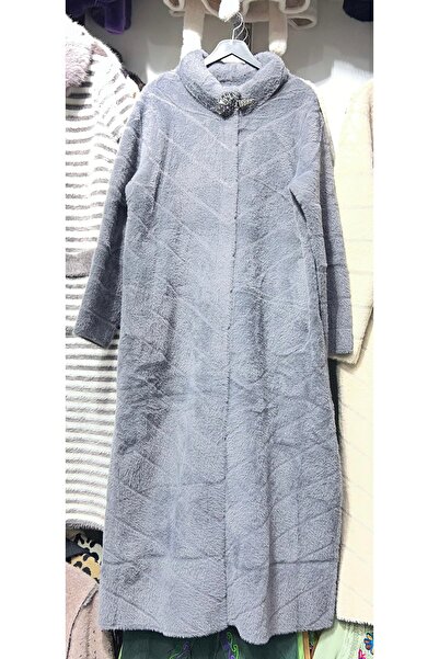 ZTO معطف أنجورا إيطالي للنساء