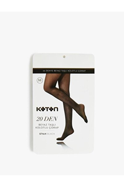 Koton Women's Stone Detailed 20 Den Pantyhose (Aw 25)