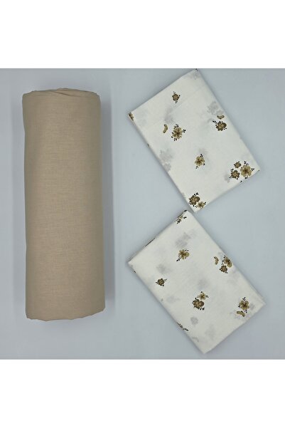 pınarhome collectıon ملاءة سرير مطاطية من القطن العضوي 100% + غطاء وسادة ***عمق الزاوية 28-30 سم*** ***موسم جديد***