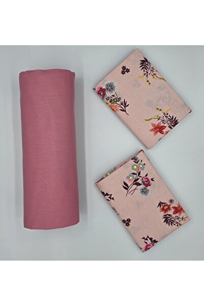 pınarhome collectıon ملاءة سرير مطاطية من القطن العضوي 100% + غطاء وسادة ***عمق الزاوية 28-30 سم*** ***موسم جديد***