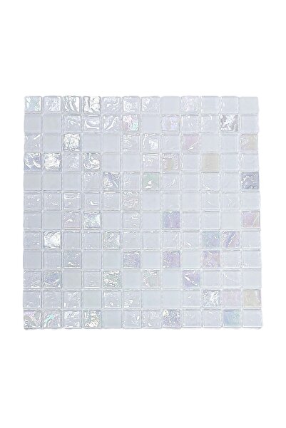 MozaiKristaL Hobi ve Sanatsal Çalışmalar için 23x23x6mm. Bayaz 30x30cm. Filel...