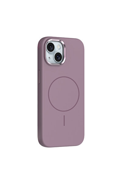 zore iPhone 13 Kılıf M-Safe Şarj Özellikli Metal Kamera Çerçeveli OMSY Edi Si...