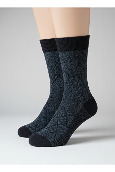 balkonda Ανδρικές κάλτσες 2 συσκευασιών Lambswool Long Soft Winter Keep Warm ...