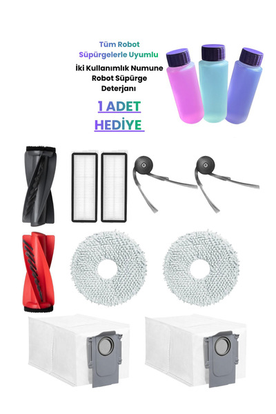 Roborock Set de 10 piese de schimb compatibile cu aspiratorul robot QRevo Curv