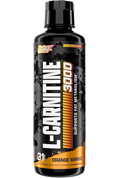 Nutrex Research Liquid Carnitine 3000 | Orange Mango | 31 Servings | 16 Fl Oz
