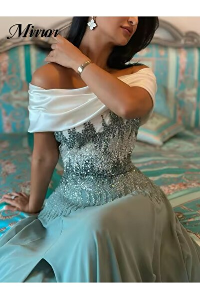 STAYILK DRESSES فستان اوف شولدر