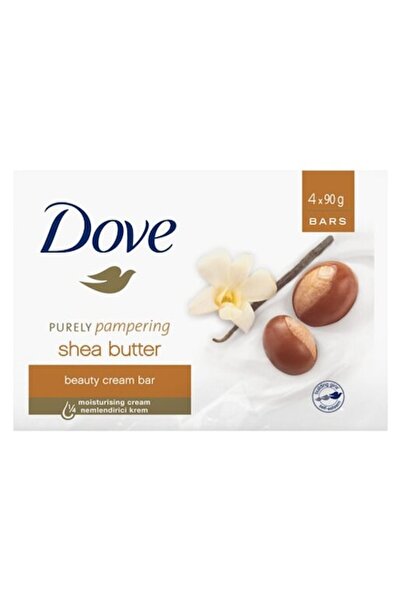 Dove Săpun solid cu cremă de unt de shea, 4 bucăți x 90 g