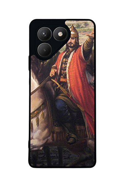 TECNO حافظة سوداء متوافقة مع Pova 7 Matte - سيليكون ناعم، واقي، غطاء ممتص للصدمات