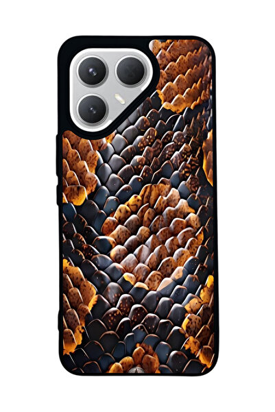 TECNO Pova 7 Pro Matte Compatible Black Case – Soft Silicone, Protective, Shock-Absorbing Cover