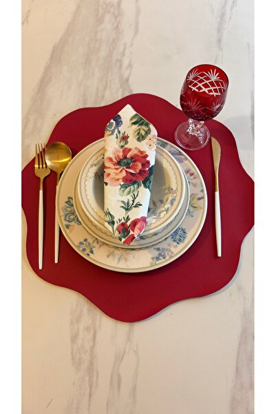 Lin Home Deri Amerikan Servis / Supla / Placemats