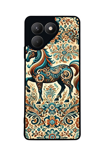 TECNO حافظة سوداء متوافقة مع Pova 7 Matte - سيليكون ناعم، واقي، غطاء ممتص للصدمات