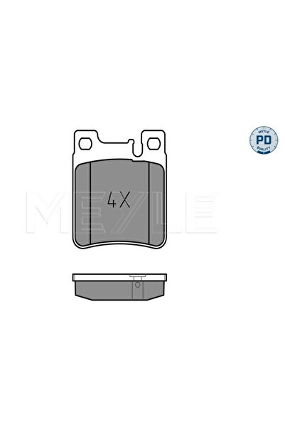 MEYLE Set Placute Frana Frana Disc Puntea Spate Mercedes-Benz C-Class/Clk/E-C...