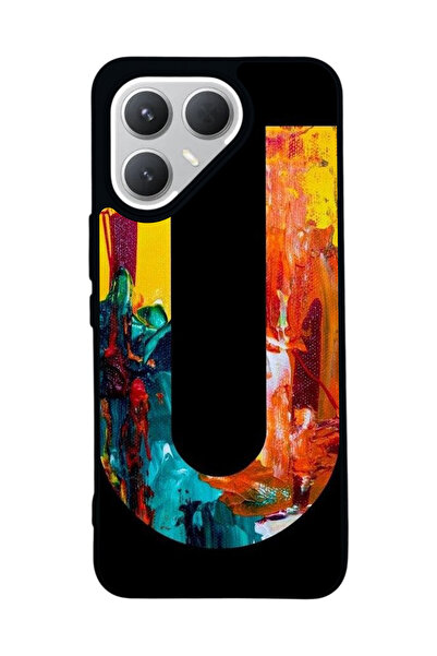 TECNO حافظة سوداء متوافقة مع هاتف Pova 7 Pro – سيليكون ناعم، واقي، غطاء ممتص للصدمات