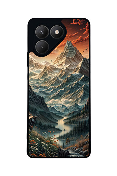 TECNO حافظة سوداء متوافقة مع Pova 7 Matte - سيليكون ناعم، واقي، غطاء ممتص للصدمات