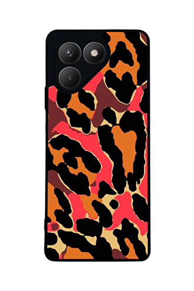 TECNO Pova 7 Matte Compatible Black Case – Soft Silicone, Protective, Shock-A...