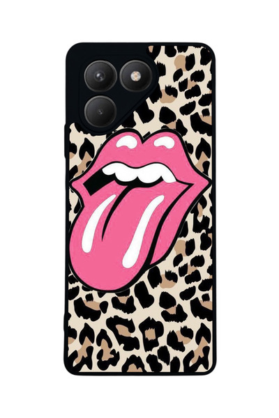 TECNO حافظة سوداء متوافقة مع Pova 7 Matte - سيليكون ناعم، واقي، غطاء ممتص للصدمات