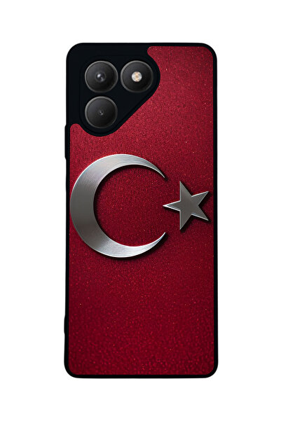 TECNO حافظة سوداء متوافقة مع Pova 7 Matte - سيليكون ناعم، واقي، غطاء ممتص للص...