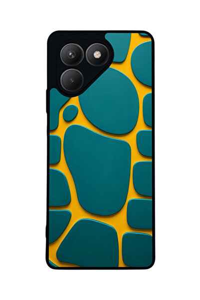 TECNO حافظة سوداء متوافقة مع Pova 7 Matte - سيليكون ناعم، واقي، غطاء ممتص للصدمات