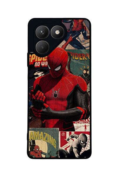 TECNO Pova 7 Matte Compatible Black Case – Soft Silicone, Protective, Shock-A...