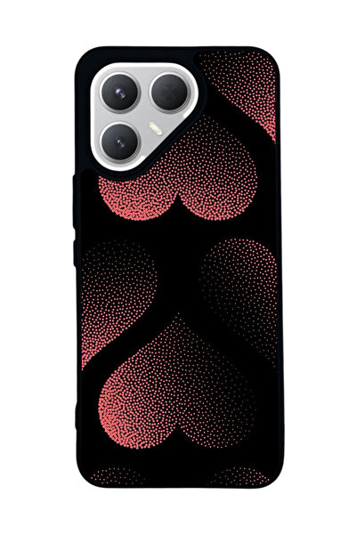 TECNO حافظة سوداء متوافقة مع هاتف Pova 7 Pro – سيليكون ناعم، واقي، غطاء ممتص للصدمات