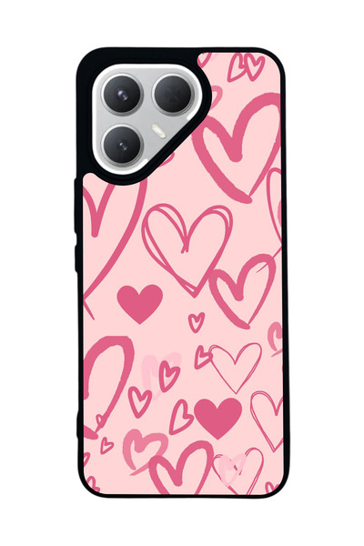 TECNO حافظة سوداء متوافقة مع هاتف Pova 7 Pro – سيليكون ناعم، واقي، غطاء ممتص للصدمات