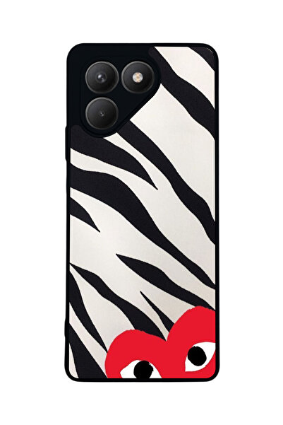 TECNO حافظة سوداء متوافقة مع Pova 7 Matte - سيليكون ناعم، واقي، غطاء ممتص للصدمات