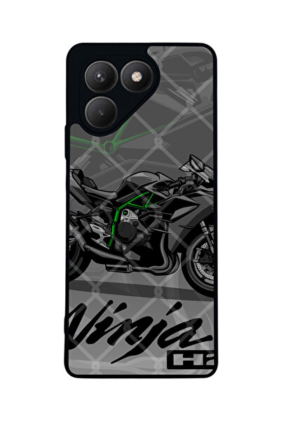 TECNO حافظة سوداء متوافقة مع Pova 7 Matte - سيليكون ناعم، واقي، غطاء ممتص للصدمات