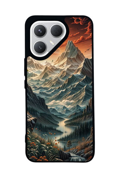 TECNO حافظة سوداء متوافقة مع هاتف Pova 7 Pro – سيليكون ناعم، واقي، غطاء ممتص للصدمات