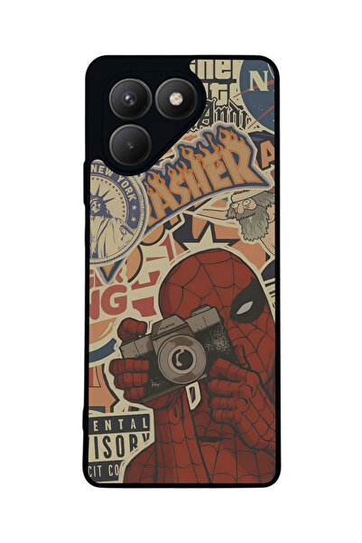 TECNO حافظة سوداء متوافقة مع Pova 7 Matte - سيليكون ناعم، واقي، غطاء ممتص للصدمات