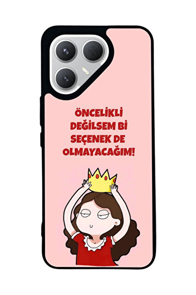 TECNO حافظة سوداء متوافقة مع هاتف Pova 7 Pro – سيليكون ناعم، واقي، غطاء ممتص للصدمات