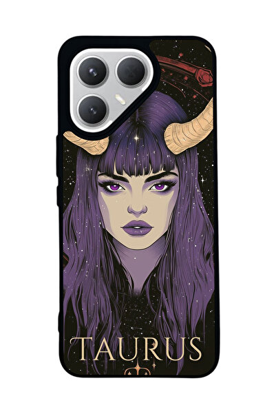 TECNO حافظة سوداء متوافقة مع هاتف Pova 7 Pro – سيليكون ناعم، واقي، غطاء ممتص للصدمات