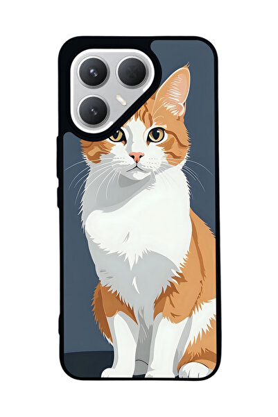 TECNO حافظة سوداء متوافقة مع هاتف Pova 7 Pro – سيليكون ناعم، واقي، غطاء ممتص للصدمات