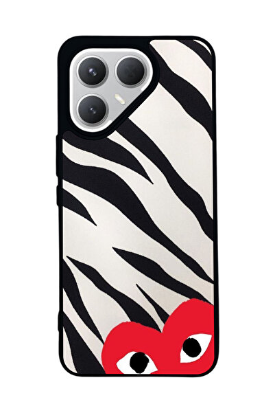 TECNO حافظة سوداء متوافقة مع هاتف Pova 7 Pro – سيليكون ناعم، واقي، غطاء ممتص للصدمات