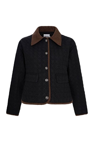 LACENOA Jachetă matlasată neagră