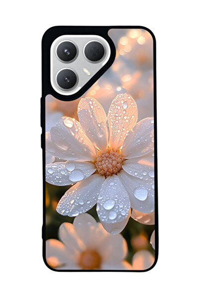 TECNO Pova 7 Pro Matte Compatible Black Case – Soft Silicone, Protective, Shock-Absorbing Cover