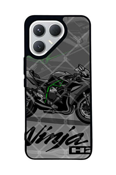 TECNO حافظة سوداء متوافقة مع هاتف Pova 7 Pro – سيليكون ناعم، واقي، غطاء ممتص للصدمات