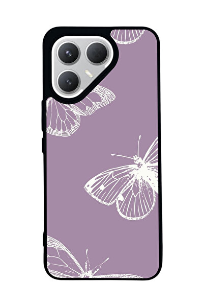 TECNO حافظة سوداء متوافقة مع هاتف Pova 7 Pro – سيليكون ناعم، واقي، غطاء ممتص للصدمات