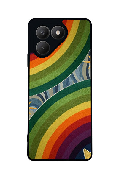 TECNO حافظة سوداء متوافقة مع Pova 7 Matte - سيليكون ناعم، واقي، غطاء ممتص للص...