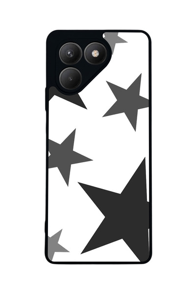 TECNO حافظة سوداء متوافقة مع Pova 7 Matte - سيليكون ناعم، واقي، غطاء ممتص للصدمات