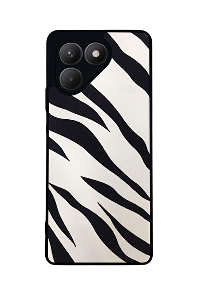 TECNO حافظة سوداء متوافقة مع Pova 7 Matte - سيليكون ناعم، واقي، غطاء ممتص للصدمات