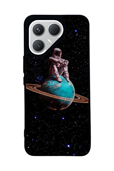 TECNO Pova 7 Pro Matte Compatible Black Case – Soft Silicone, Protective, Sho...