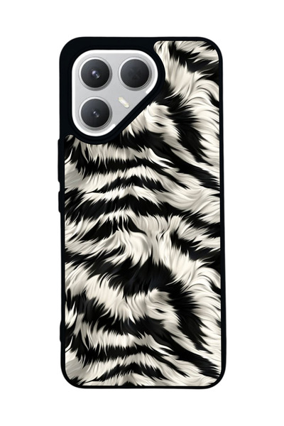 TECNO Pova 7 Pro Matte Compatible Black Case – Soft Silicone, Protective, Sho...