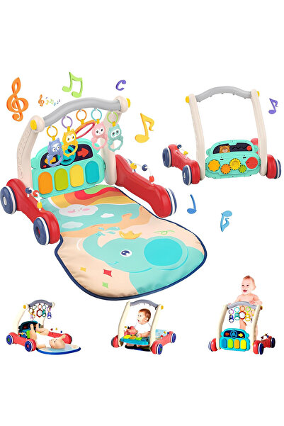 OEM 2-in-1 Baby Walker with Piano and Play Mat – Interactive Activity Center 0+ months