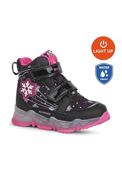 BUCKHEAD BUCK3034-001 Snowy Kız Çocuk Işıklı Su Geçirmez Bot