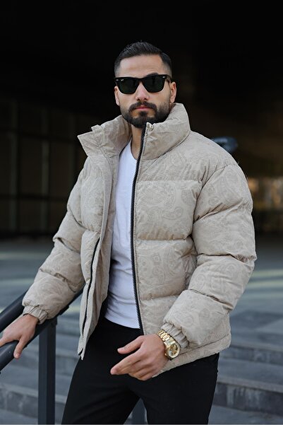 MİS MODA МЪЖКО ЗИМНО ПУХЕНО ЯКЕ С ШАЛ И МОДЕЛИ