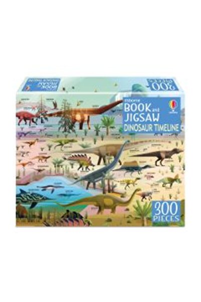 Usborne Book and Jigsaw Dinosaur Timeline
