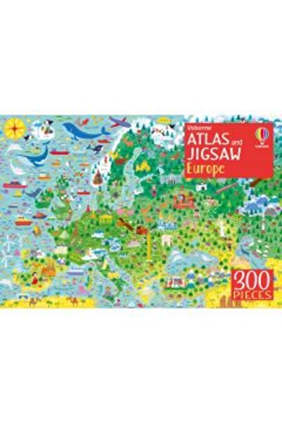 Usborne Atlas and Jigsaw Europe