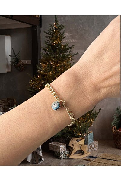 xUPING 14K Nazar Boncuklu Gurmet Bileklik