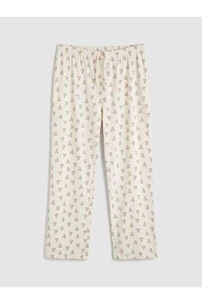 LC Waikiki Lcw Dream Heart Patterned Women's Pajama Bottoms